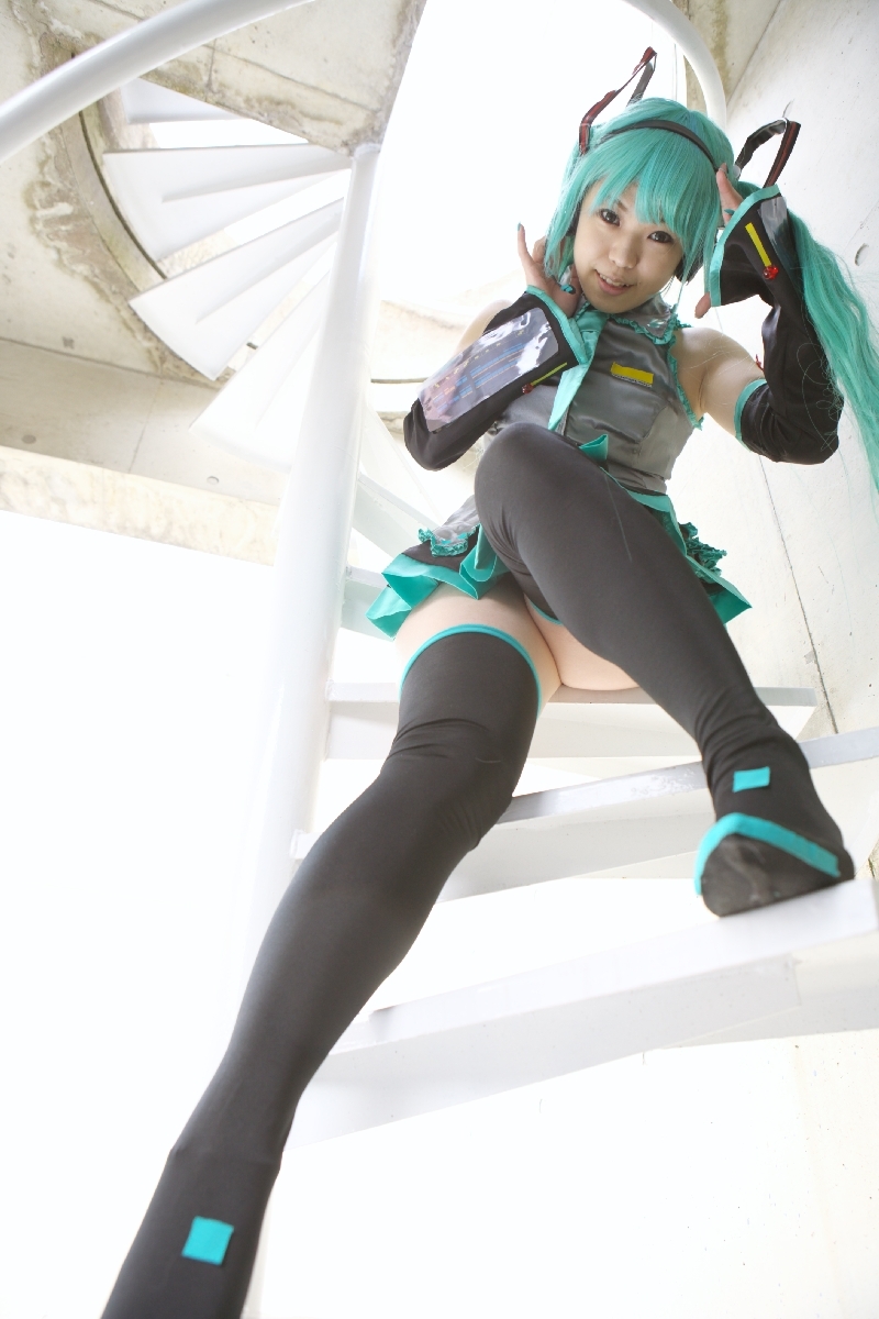 [Cosplay]  Vocaloid - Sexy Hatsune Miku